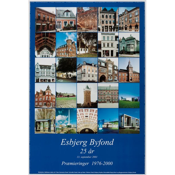Plakat: Esbjerg Byfond 25 r, 2001