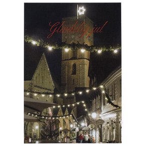 Ribe: Julestemning ved Domkirken (enkelt)