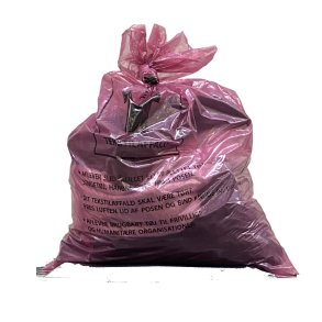 Poser til tekstilaffald, 35 Liter - 1 rulle